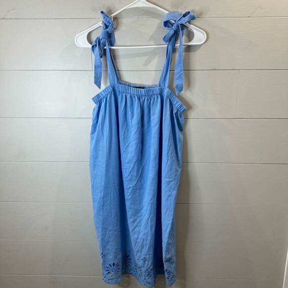 J. Crew Dresses & Skirts - J. Crew Women's Blue Linen Mini Dress Size XXS